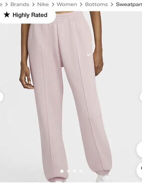 Nike Light Pink Jogger Sweatpants